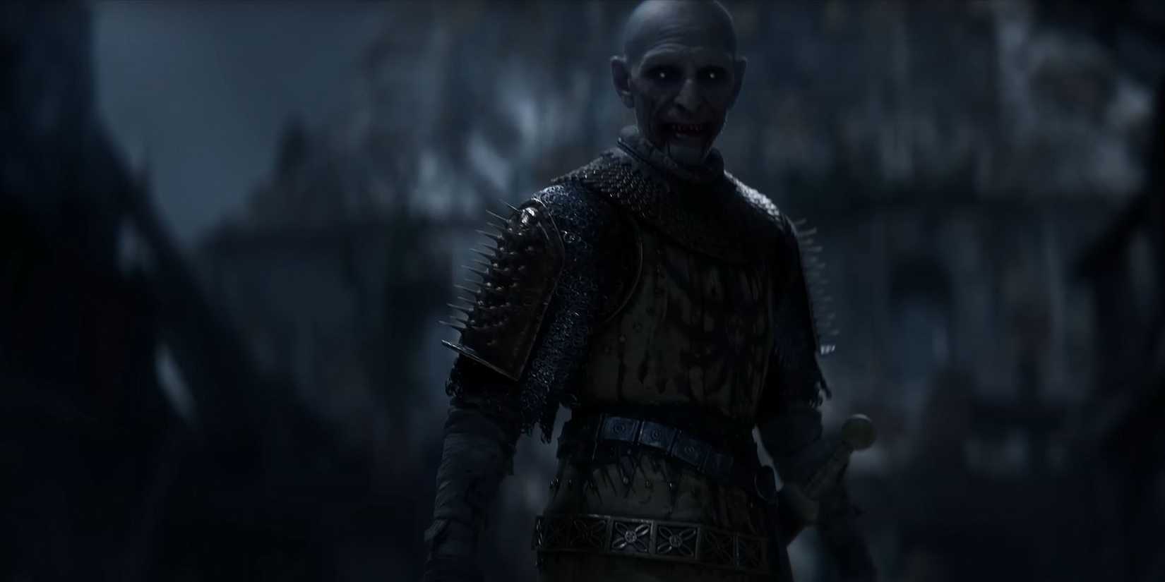 The Blood of the Dawnwalker Trailer Screenshot - vampire character.