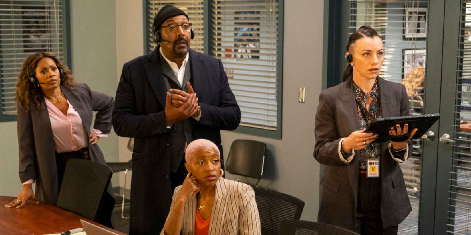 The Irrational Alec, Marissa, Kylie, and a client looking at something off-screen