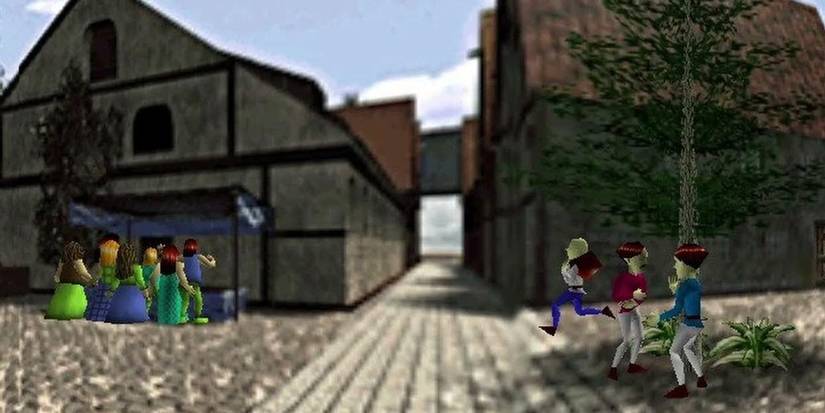 the people of Hyrule Castle Town in zelda ocarina of time