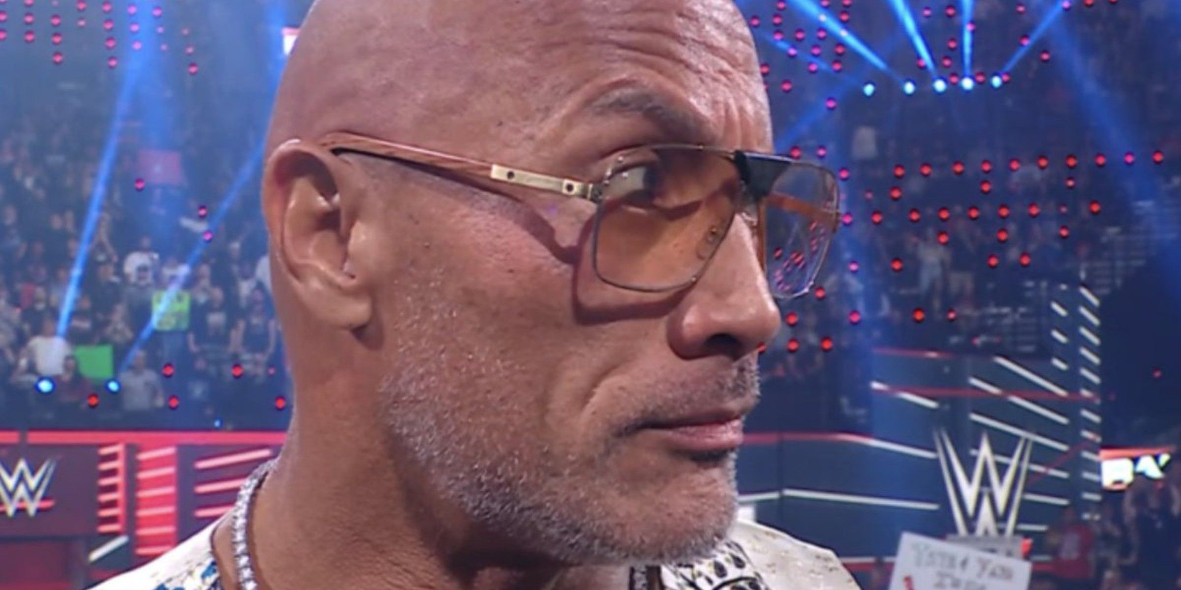 The Rock on WWE Raw