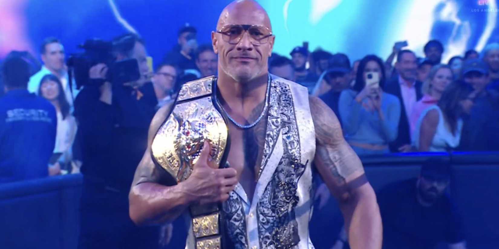 The Rock WWE Raw Entrance