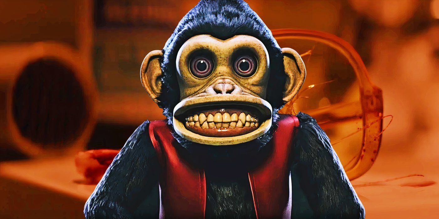 The toy monkey glaring ominously in The Monkey custom image