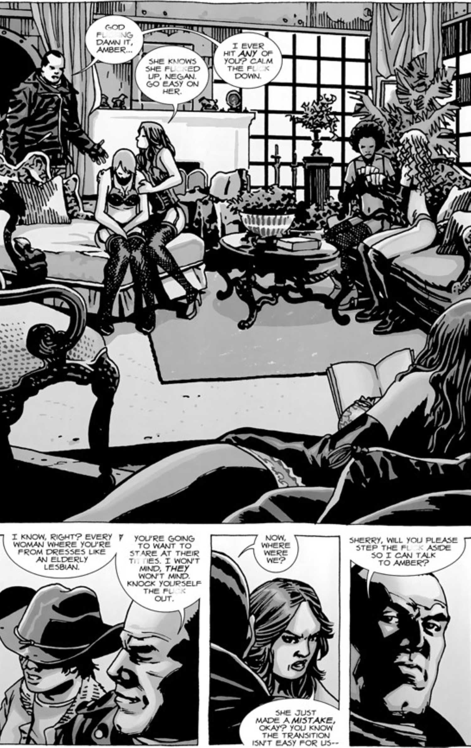 The Walking Dead #105 Harem-1