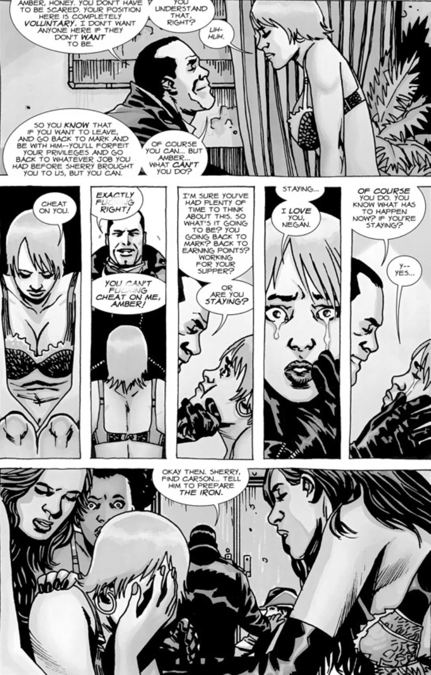 The Walking Dead #105 harem 2