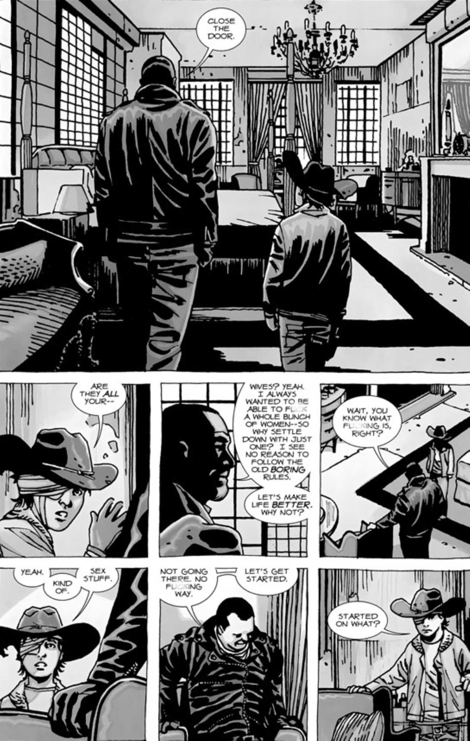 The Walking Dead #105 harem 3