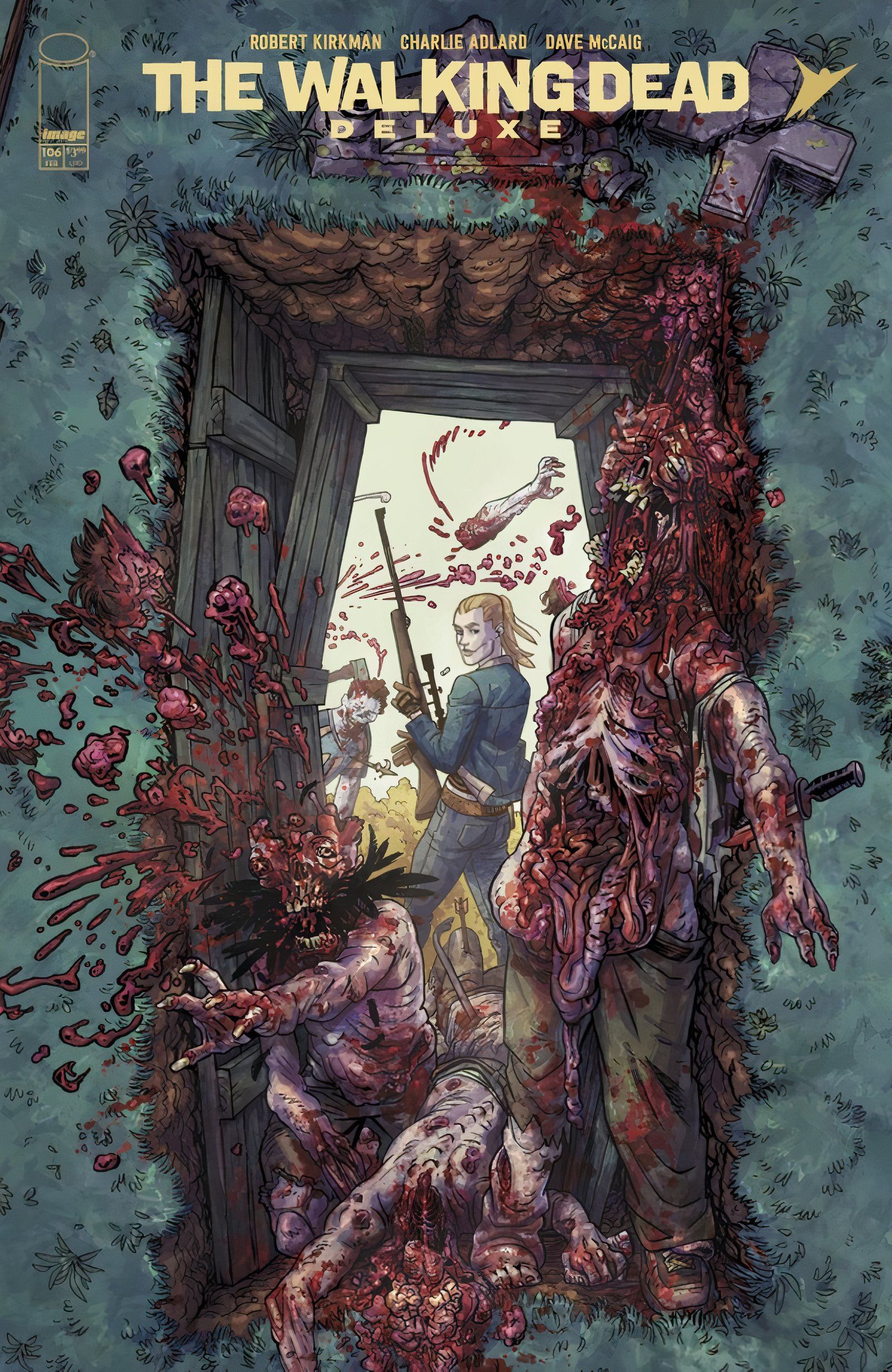 The Walking Dead #106 Capa C Nate Bellegarde Variante de Conexão