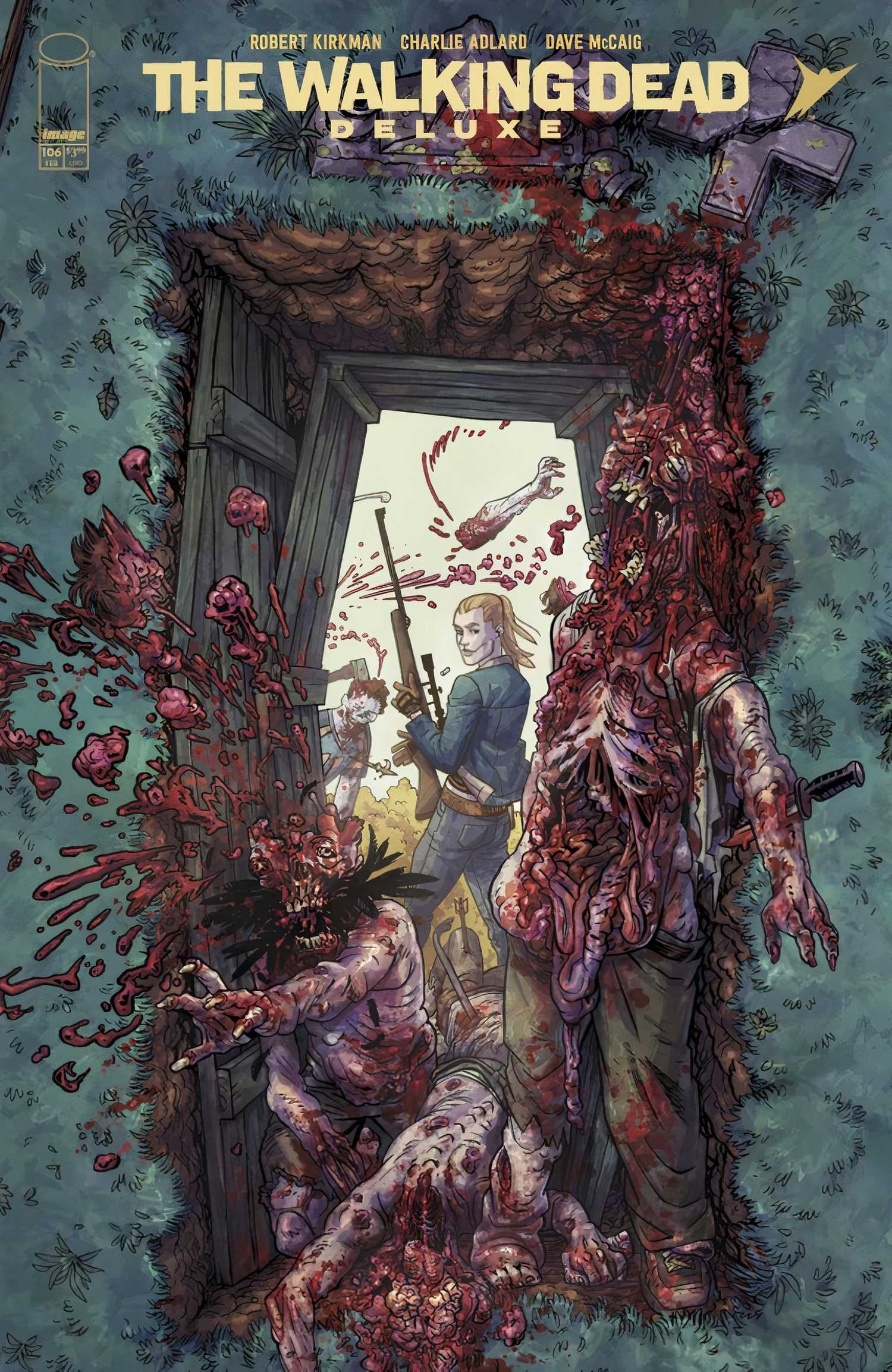 The walking dead #106 Cover C Nate Bellegarde Connecting Variant