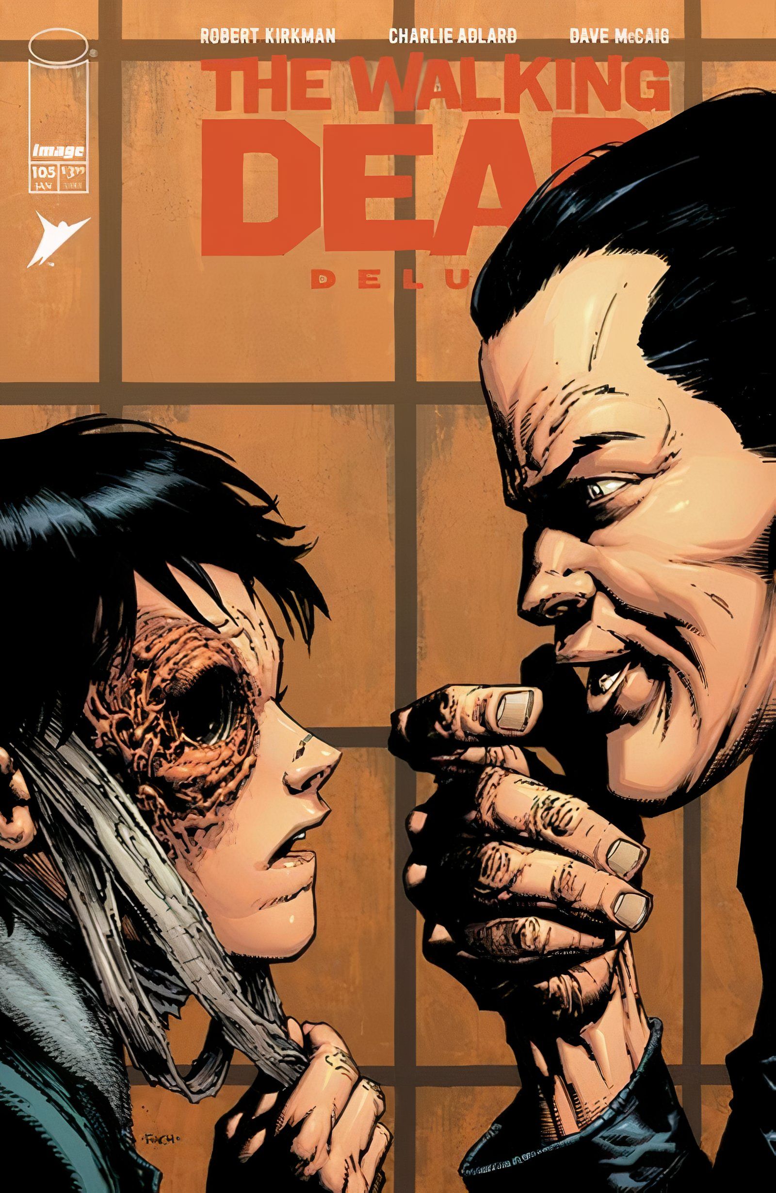 Capa principal de The Walking Dead Deluxe #105