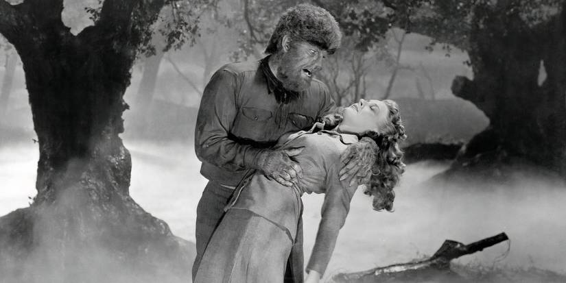 Gwen and the Wolf Man from The Wolf Man (1941)