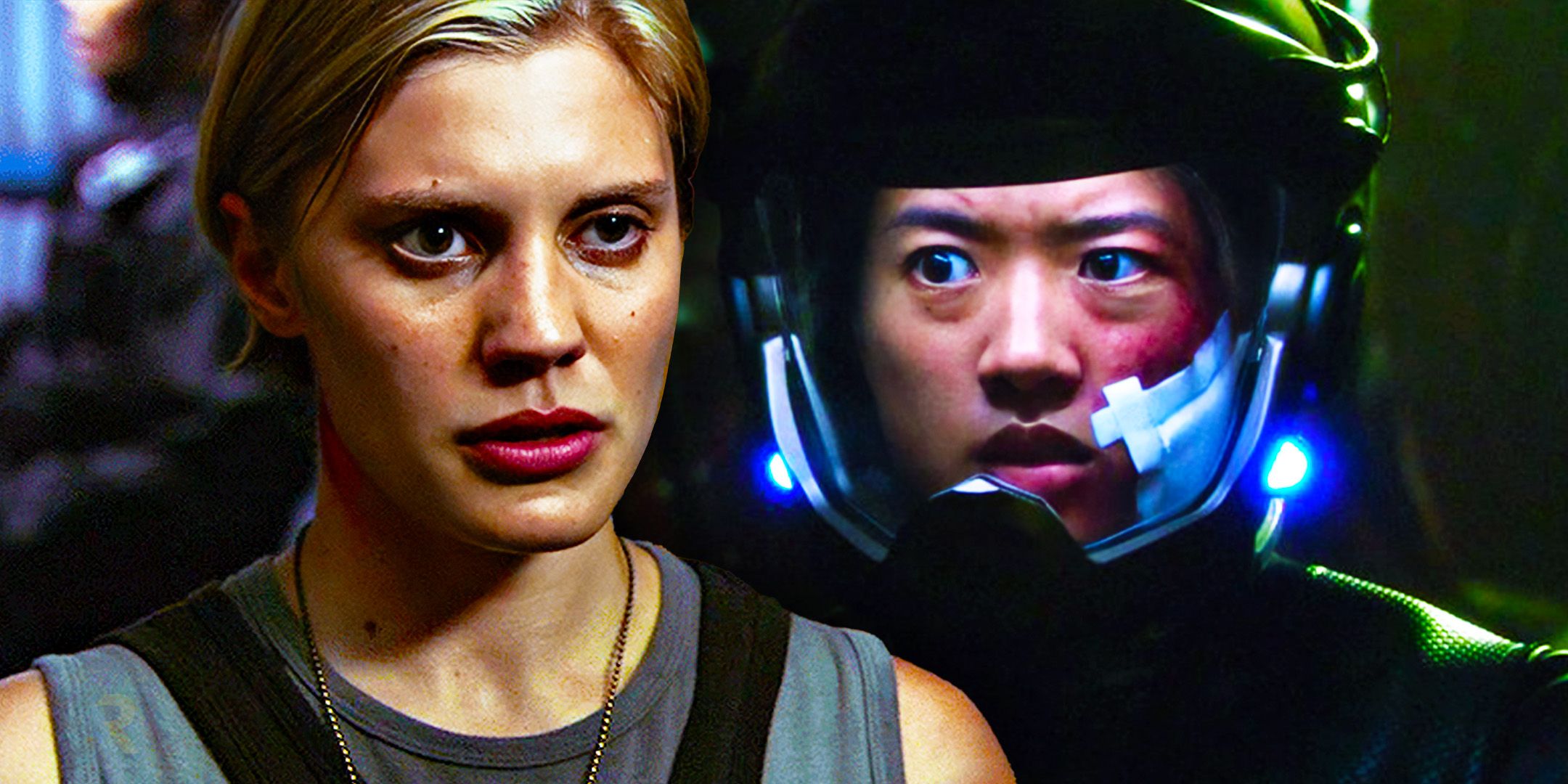 Starbuck and Boomer from Battlestar Galactica
