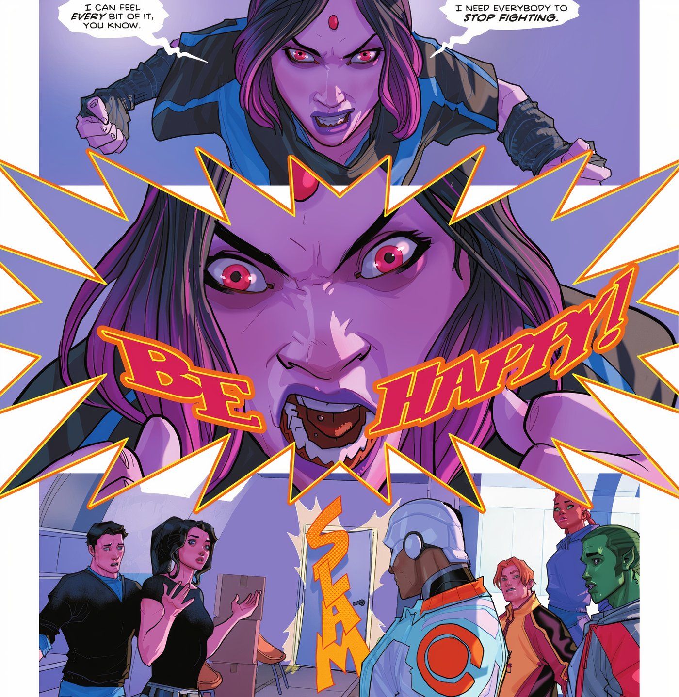 Titans 18 Raven explodes with rage at the Titans for not being happy before storming off