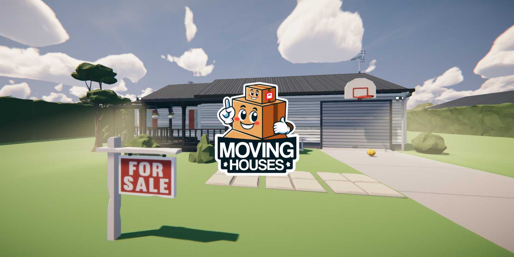 Moving Houses game key art