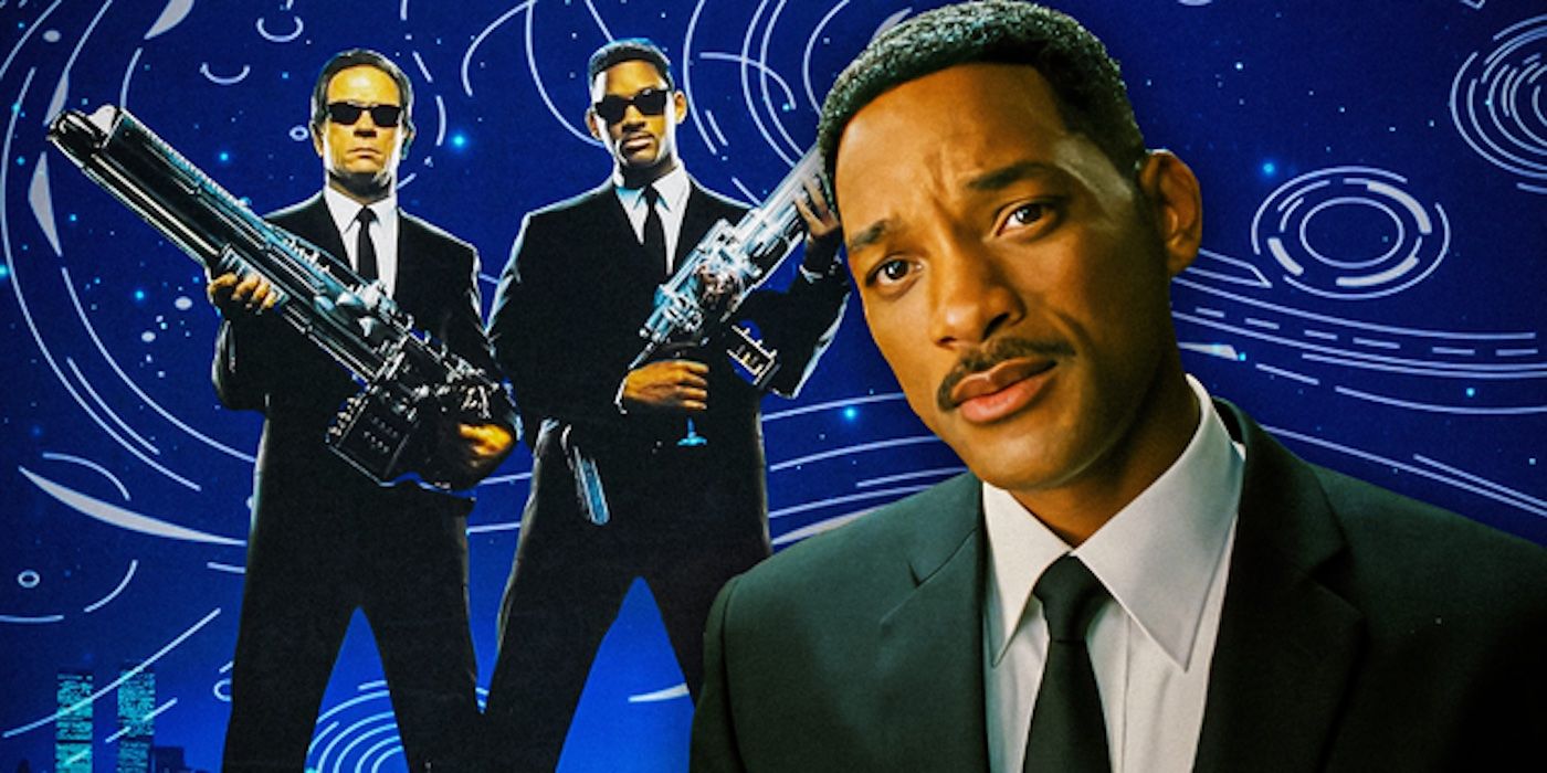 Tommy Lee Jones and Will Smith as Agent K and Agent J in Black Men 2