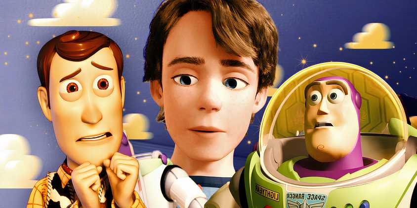 Toy Story scared Woody older Andy surprised Buzz