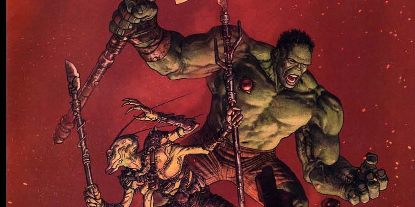 Hulk in armatura da gladiatore durante l'evento Marvel Comics' Planet Hulk