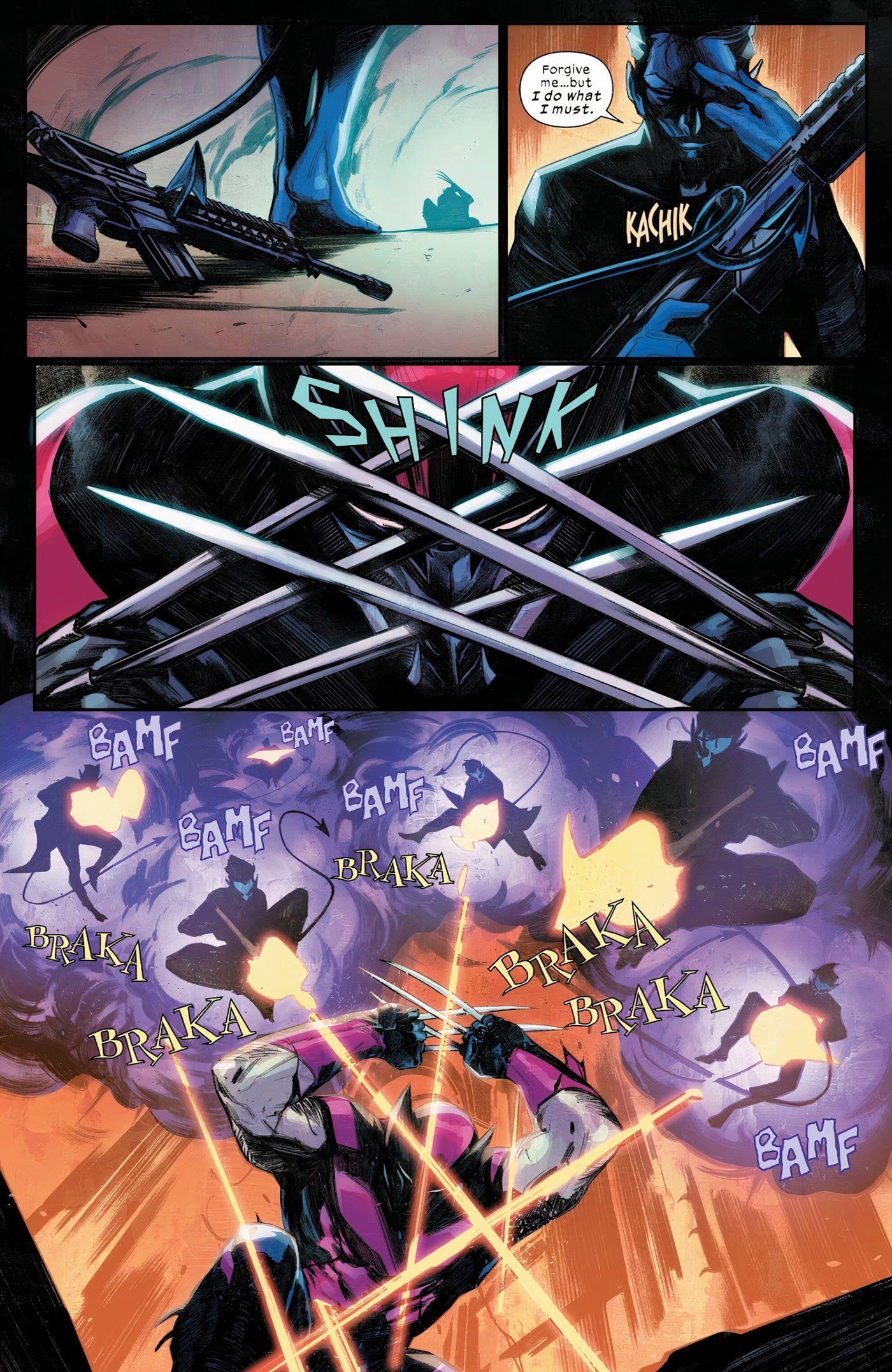 Comics Page: Ultimate Wonverine Winter Soldier Mata Nightcrawler.