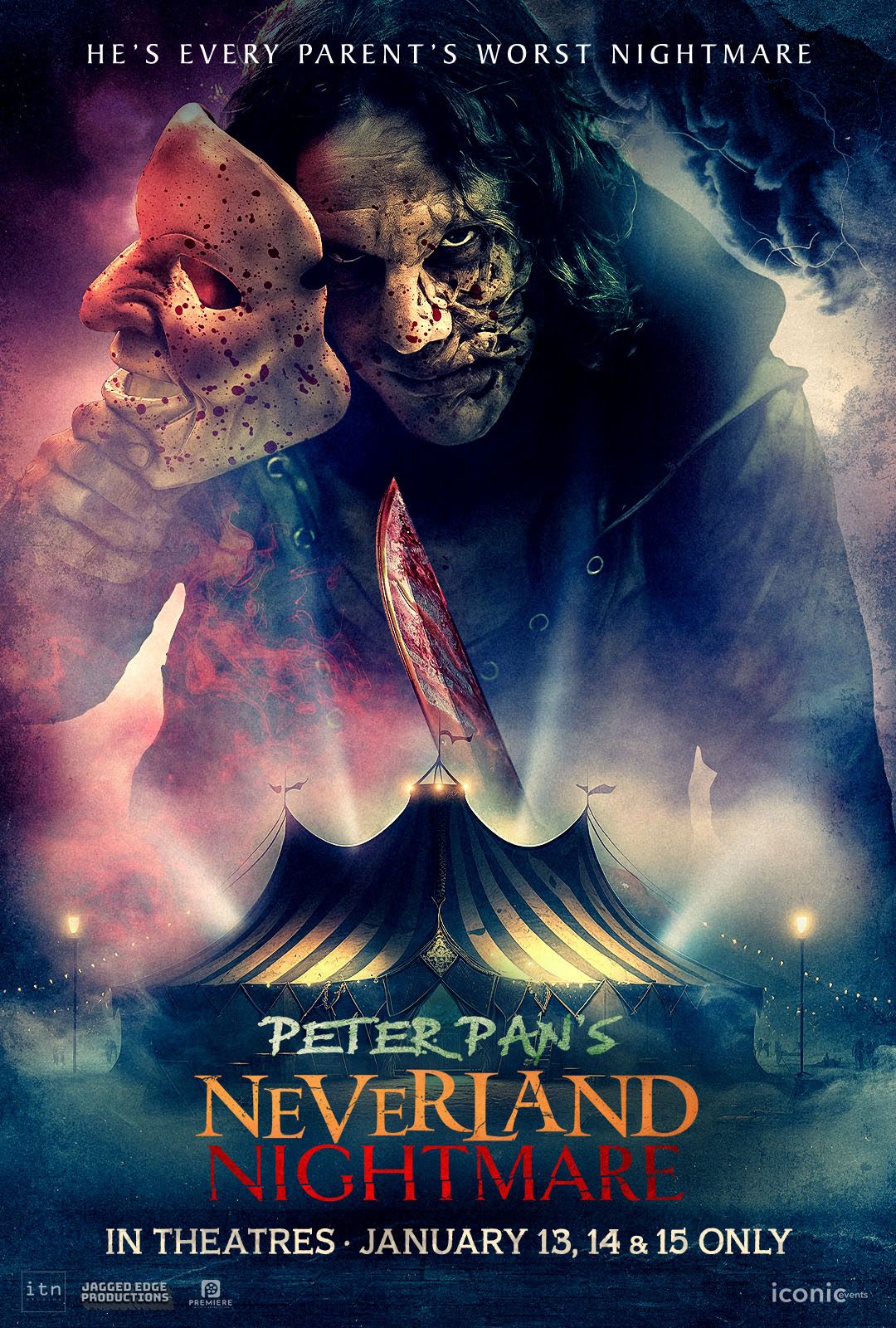 Póster oficial de la película Peter Pan Neverland Nightmare