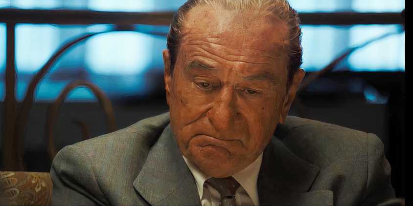 Robert De Niro looking grimin Alto Knights