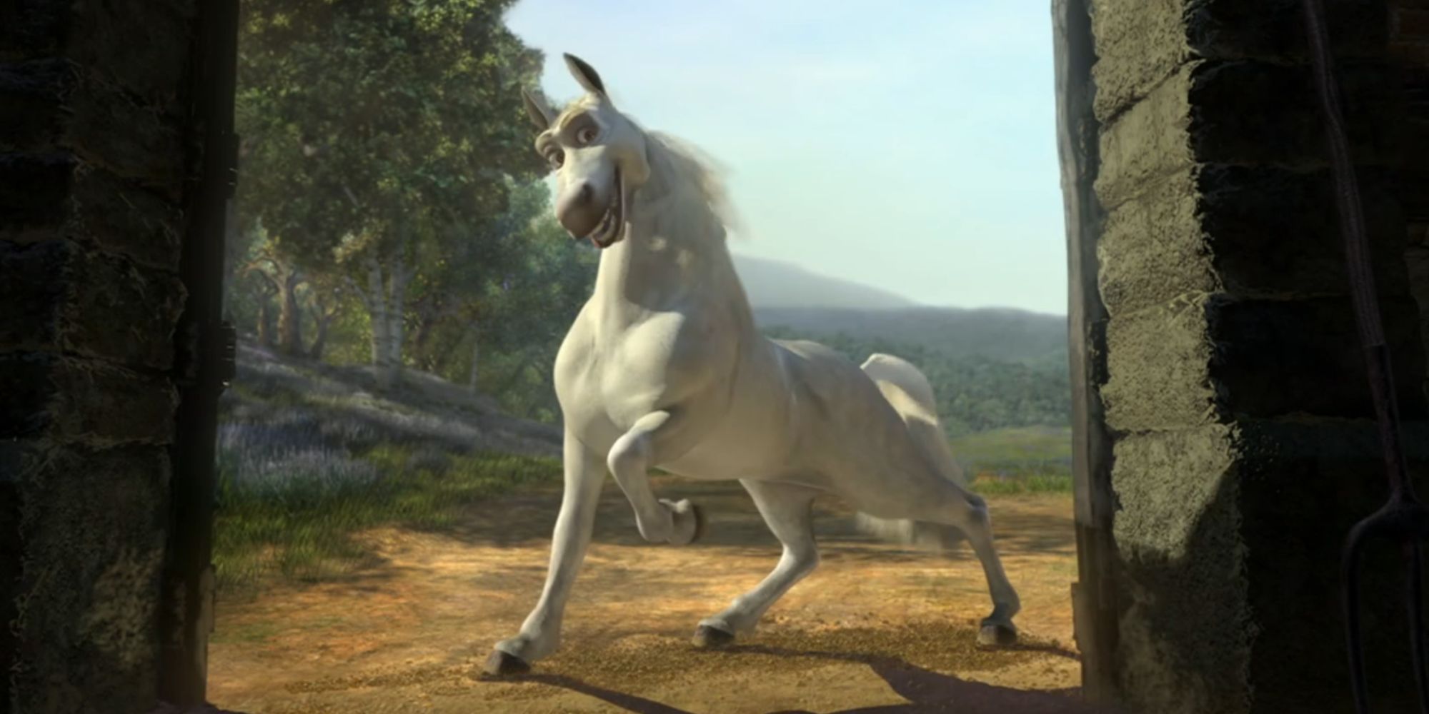 Burro como cavalo em Shrek 2