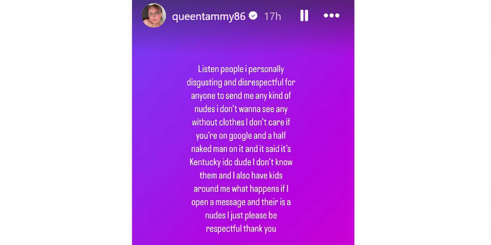 1000-lb Sisters Tammy Slaton Instagram stories post