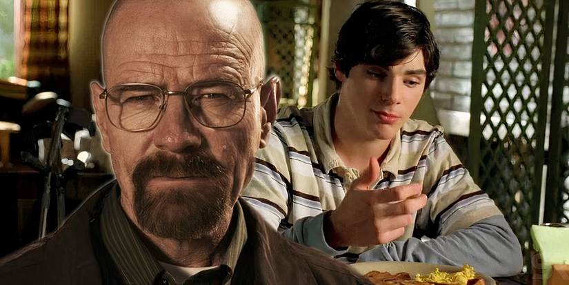 Walt and his son Flynn in Breaking Bad