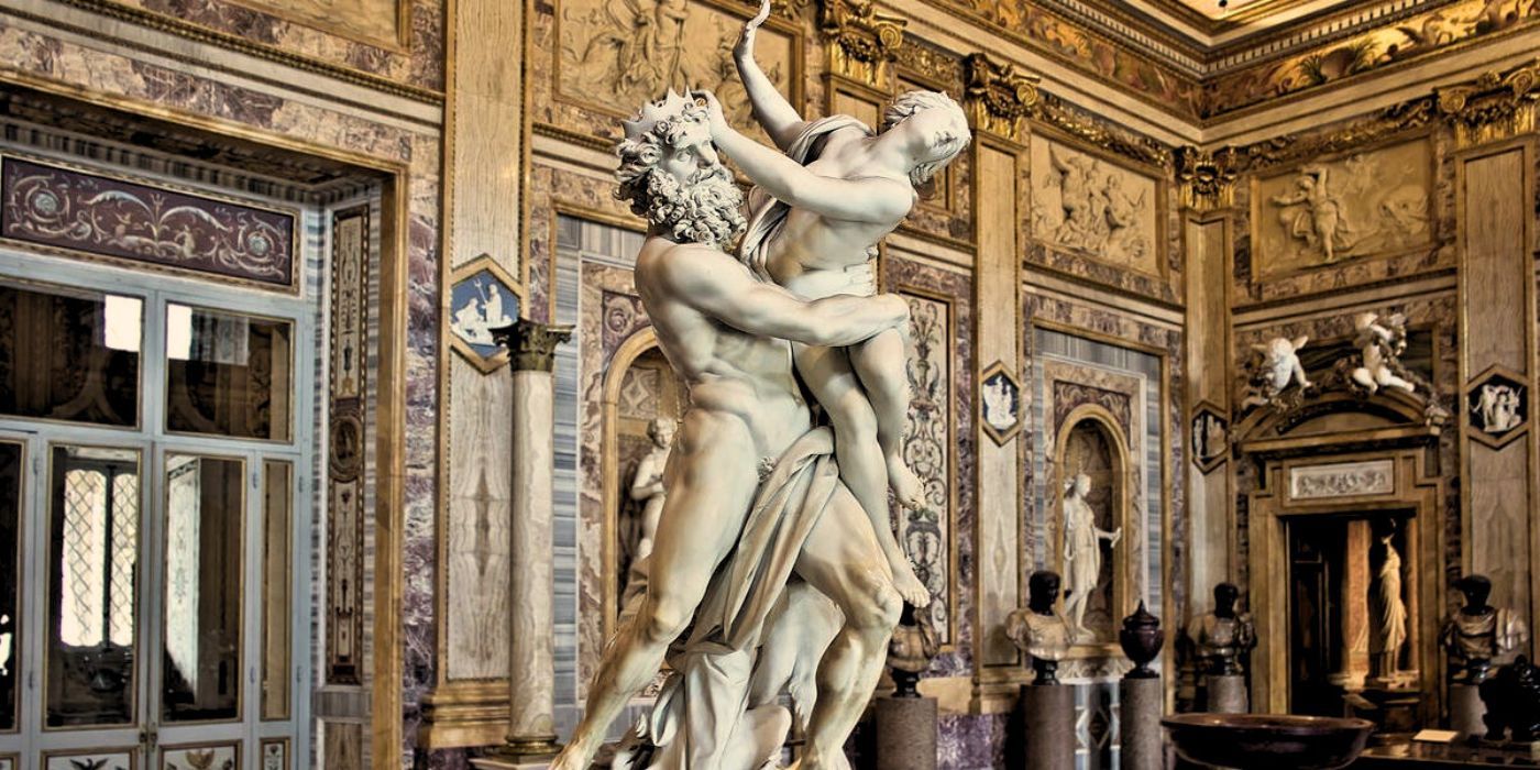 Sculpture of Hades and Persephone