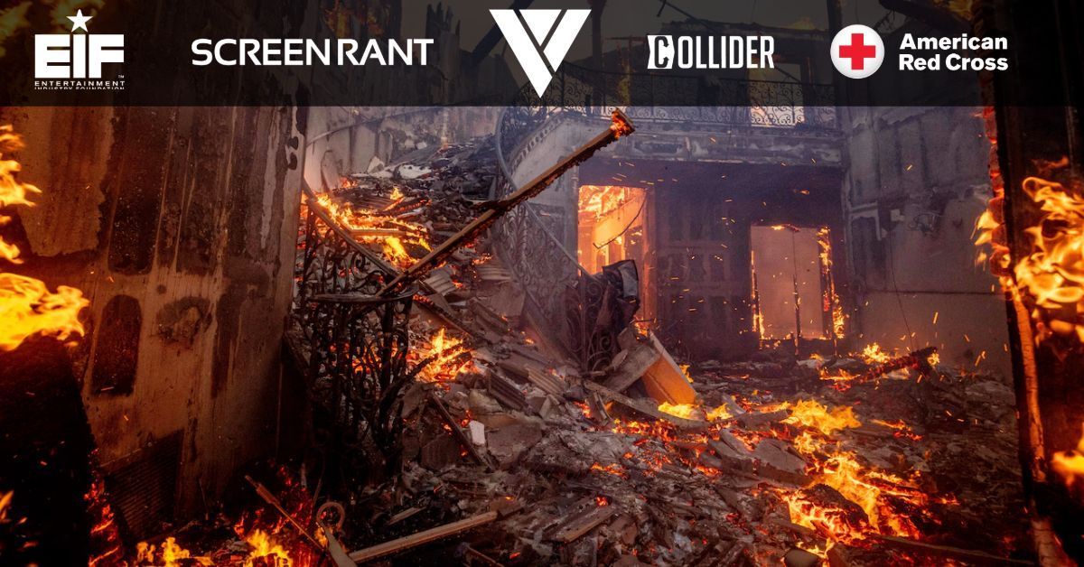 Valnet, ScreenRant, and Collider Header Image For LA Fires