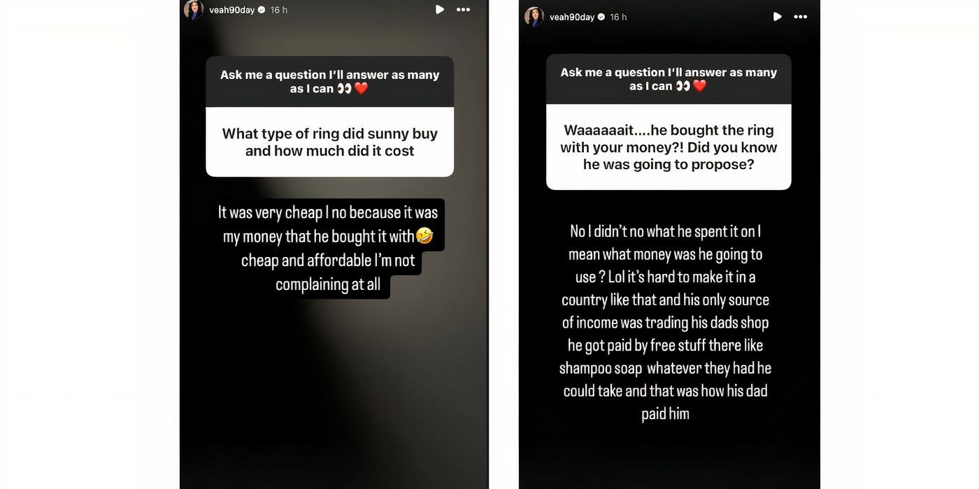 Veah Netherton in 90 Day Fiance on Instagram Stories