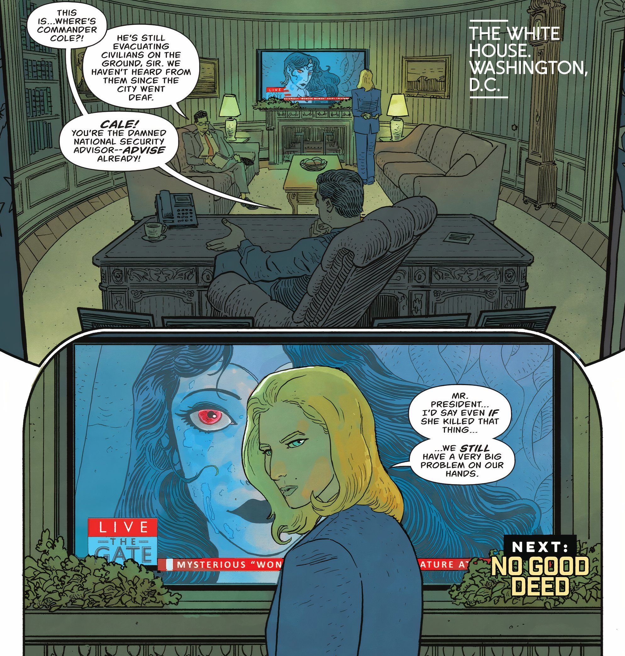 Veronica Cale Observes Absolute Wonder Woman DC