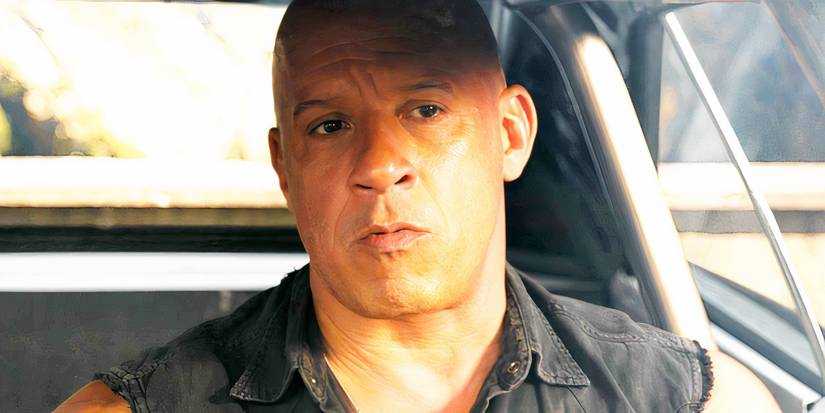 Vin Diesel looking thoughtful as Dom in Fast X