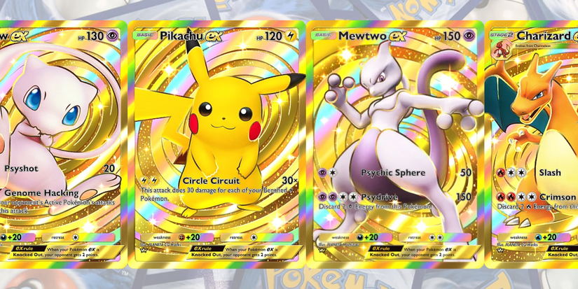 Pokemon TCG Pocket Rarest Cards Pikachu Mewtwo Mew and Charizard
