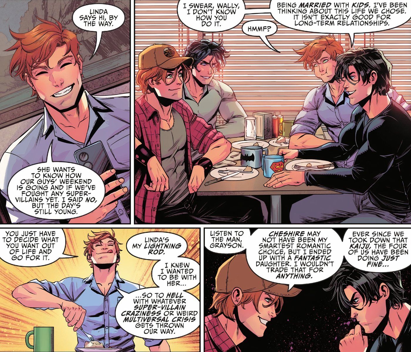 Wally West analiza cómo lidera un matrimonio saludable con Linda, mientras que otros héroes no pueden hacer frente a esto