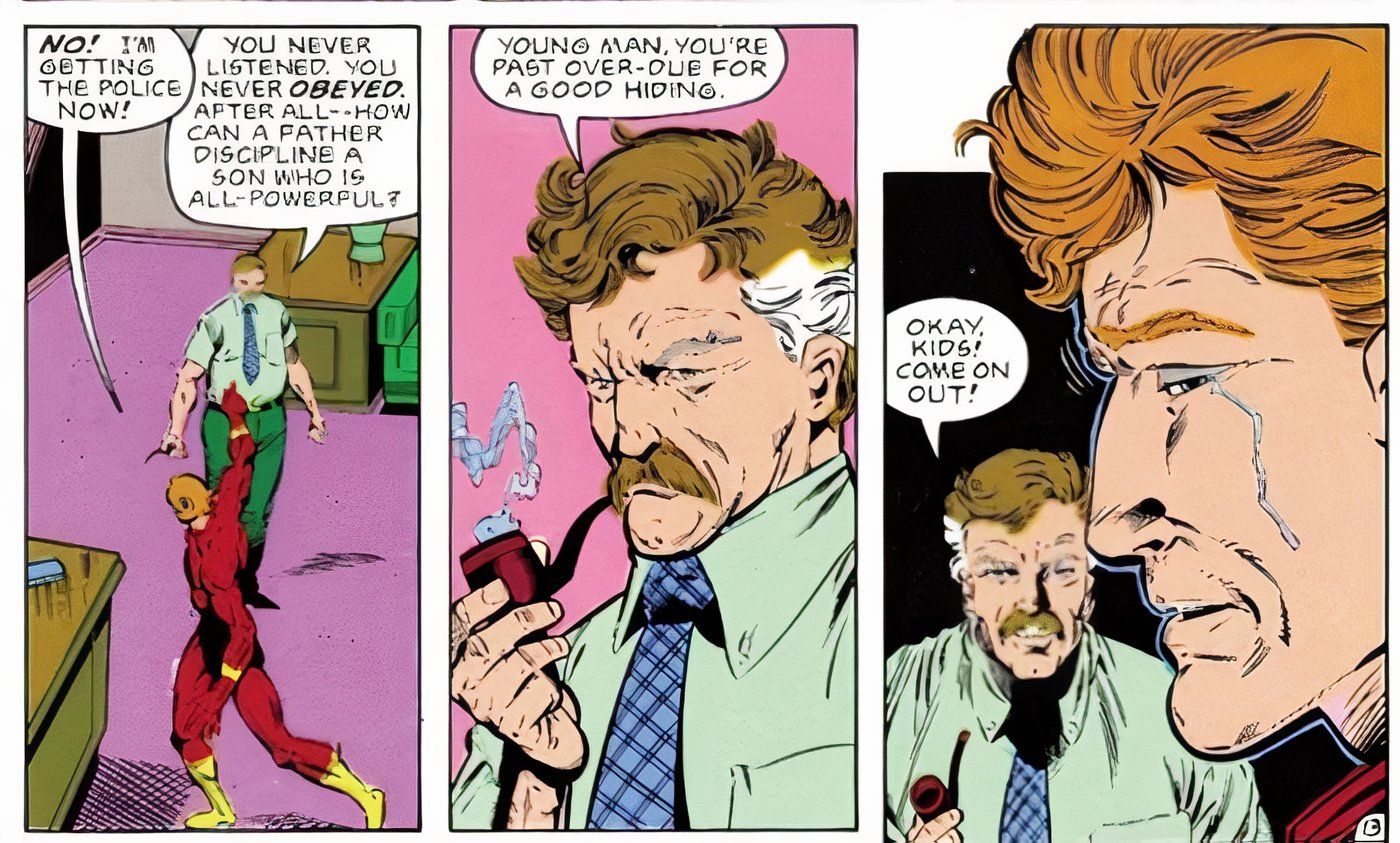 Wally West Flash Father