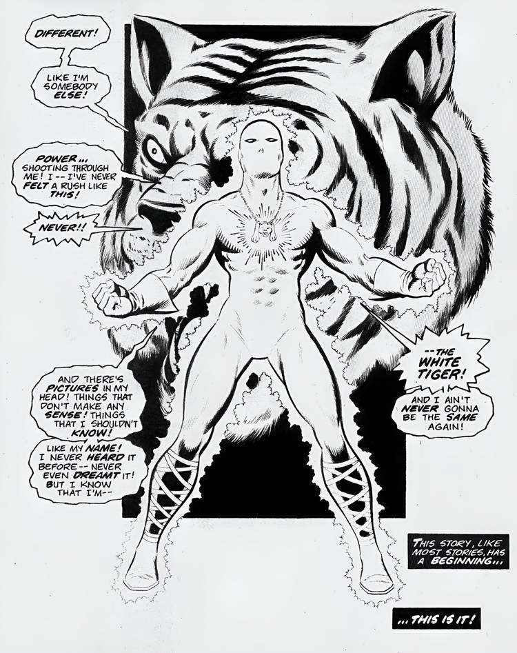Hector Ayala receives the powers of the White TIger