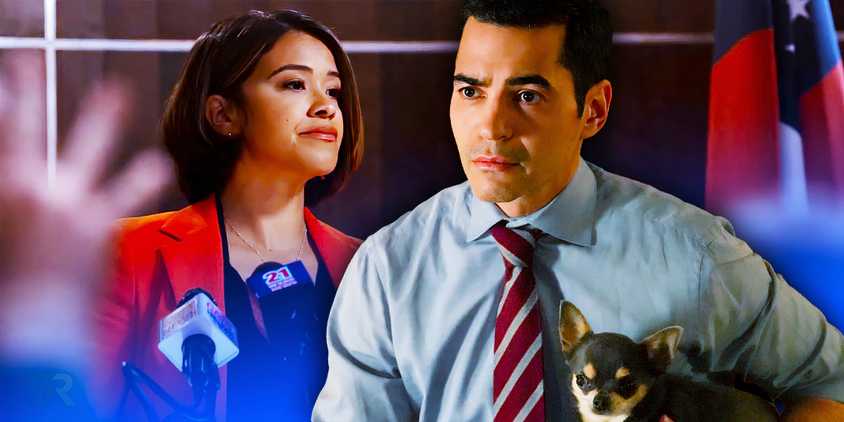 Gina Rodriguez as Marion Alba and Ramon Rodriguez as Will Trent in Will Trent Season 3.