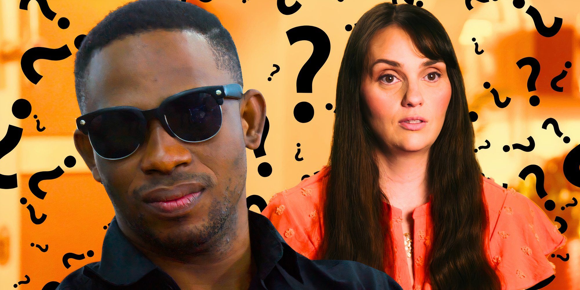 Rayne Fernandez e Chidi Ikpeamaeze de 90 Day Fiancé parecem preocupados com pontos de interrogação