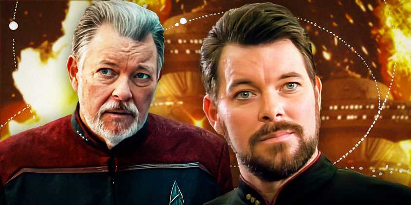 Jonathan Frakes as William Riker in Star Trek The Next Generation & Picard