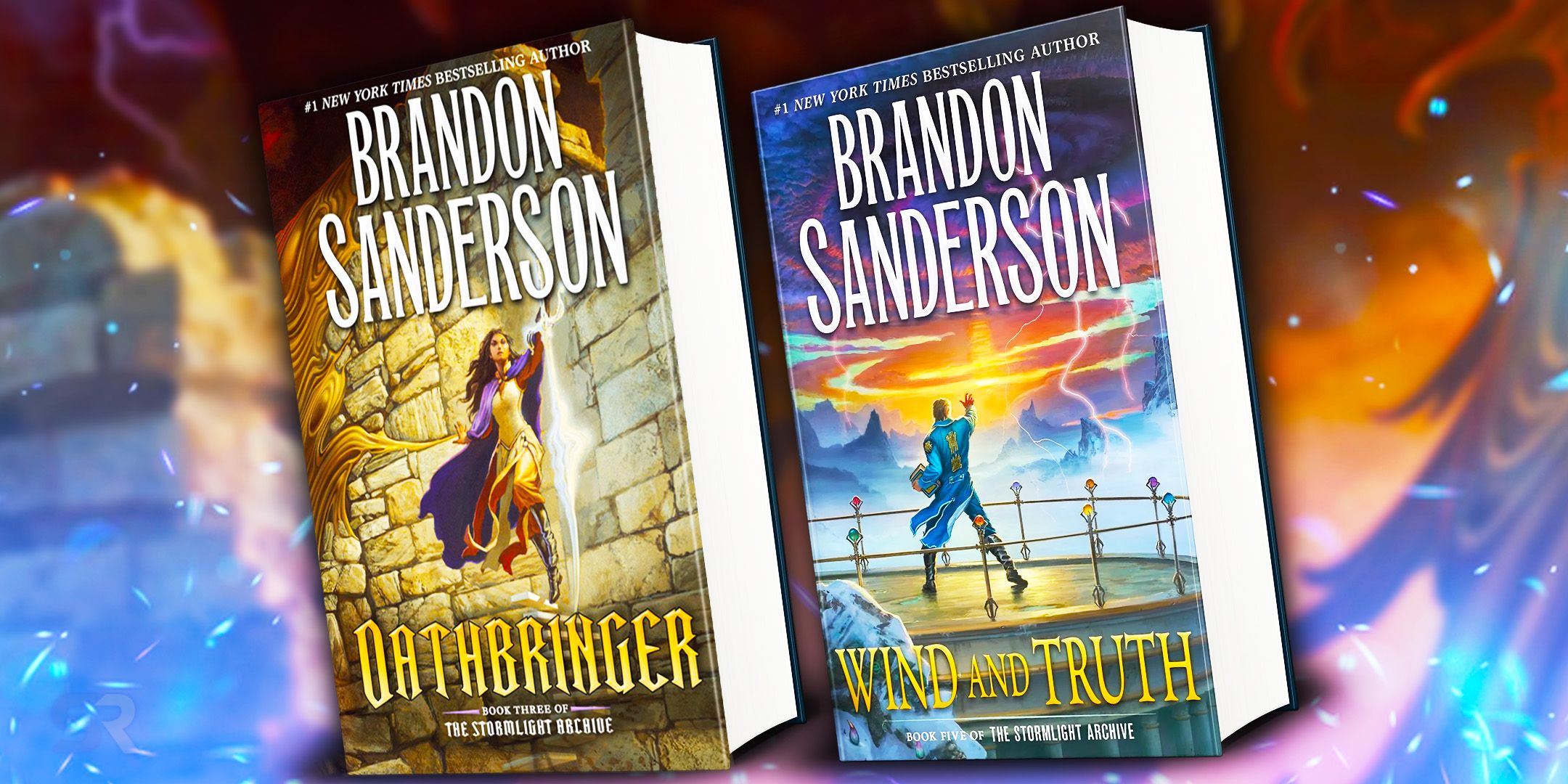 Covers of Oathbringer and Wind and Truth