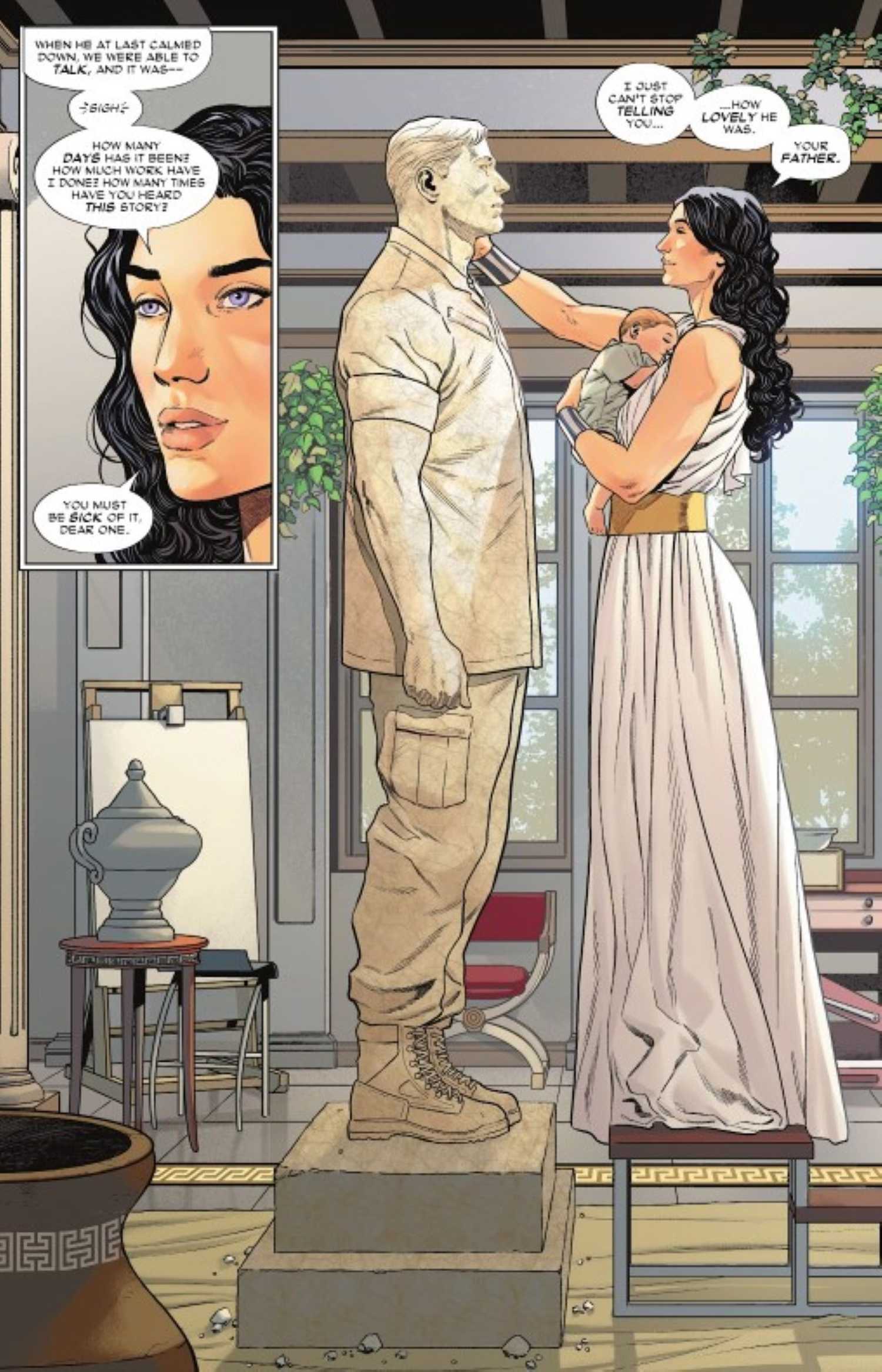 Wonder Woman #17 steve statue-1