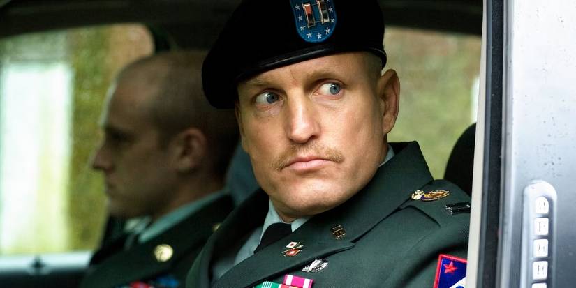 An image of Woody Harrelson in the 2009 movie The Messenger