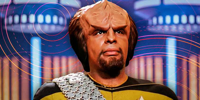 Michael Dorn as Lt. Worf in Star Trek The Next Generation