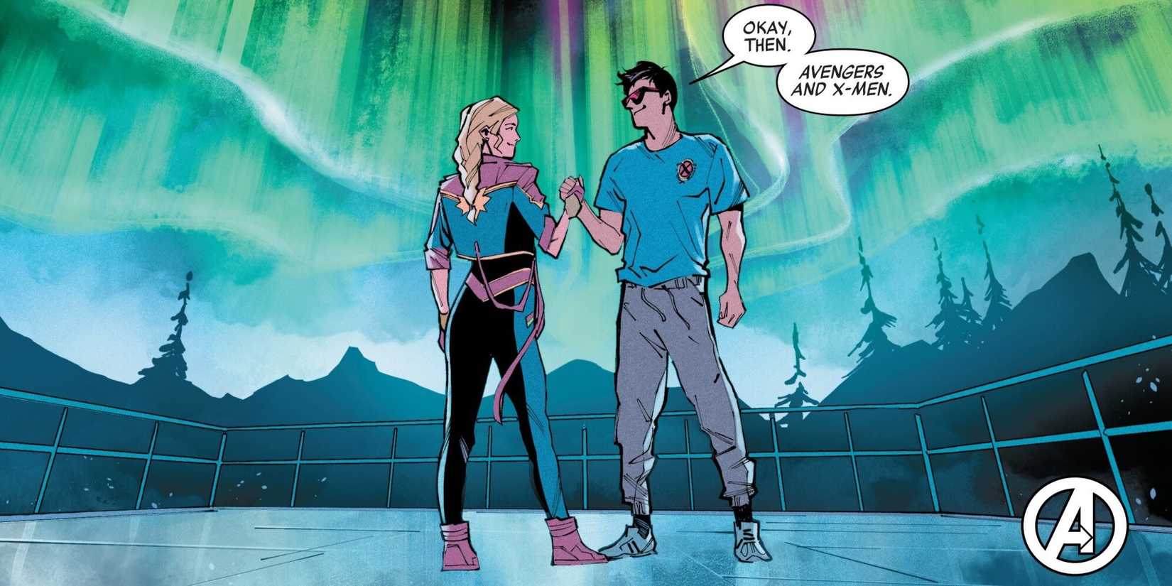 X-Men and Avengers decide to make an official pact.