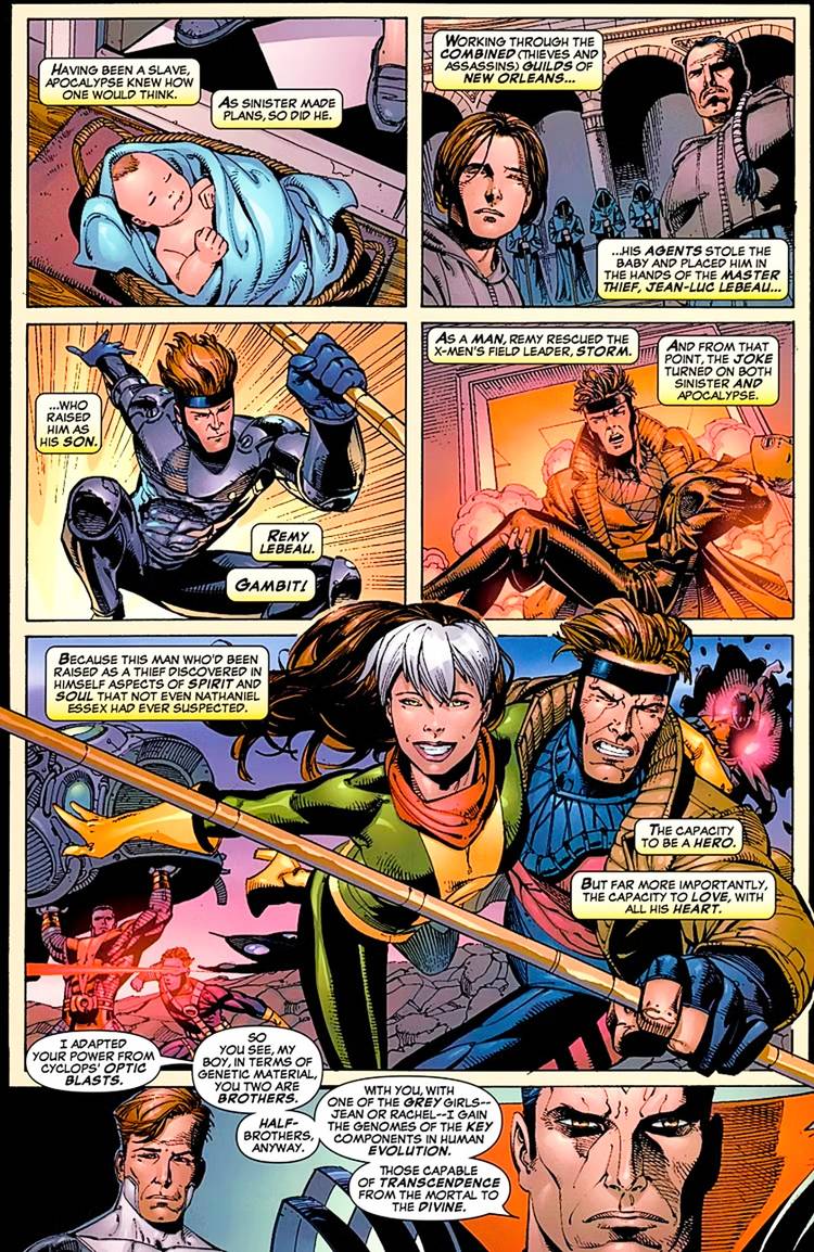 X-Men The End, the true secret history of Gambit is revealed