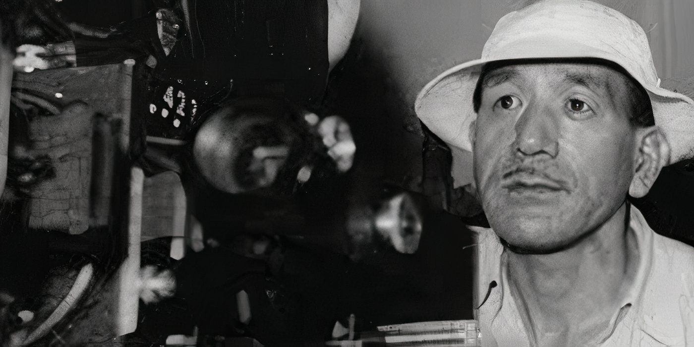 Yasujiro Ozu directing a film