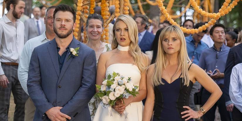 Reese Witherspoon at a wedding in You're Cordially Invited