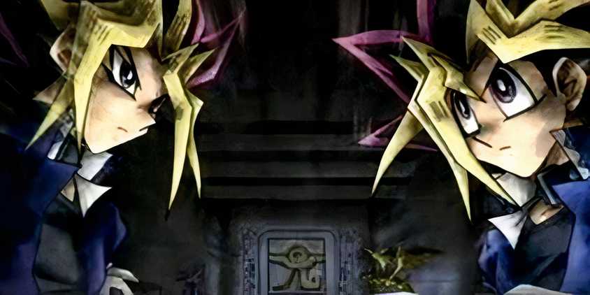 Yugi vs Atem in the Ceremonial Battle