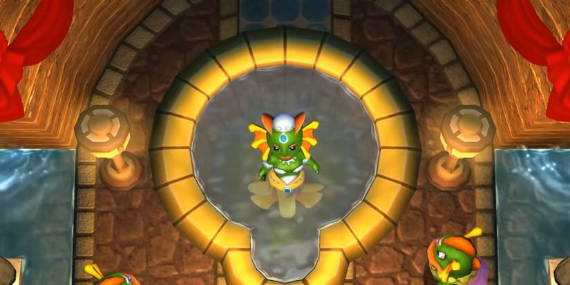The Zora's Queen Oren in The Legend of Zelda: A Link Between Worlds.