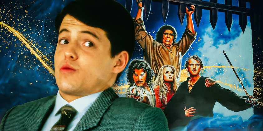 Imagery from Ferris Bueller's Day Off and The Princess Bride