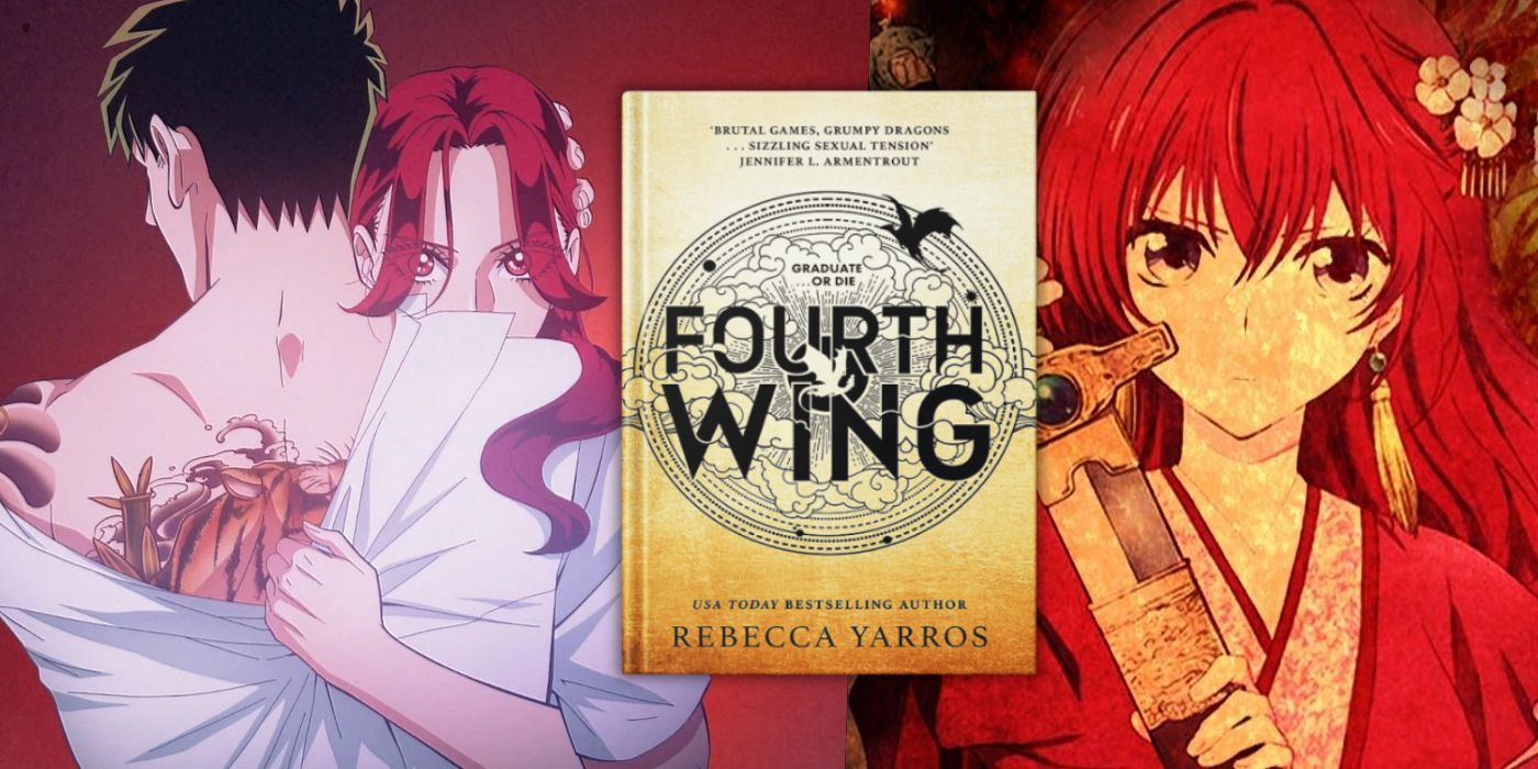 Yakuza Fiancé: Raise wa Tanin ga Ii and Yona of the Dawn behind the Fourth Wing book cover