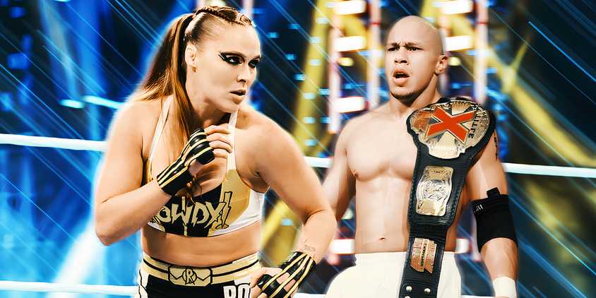 Rounda Rosey and Low-Ki from WWE